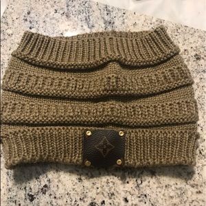 New ponytail/messy bun upcycled hat